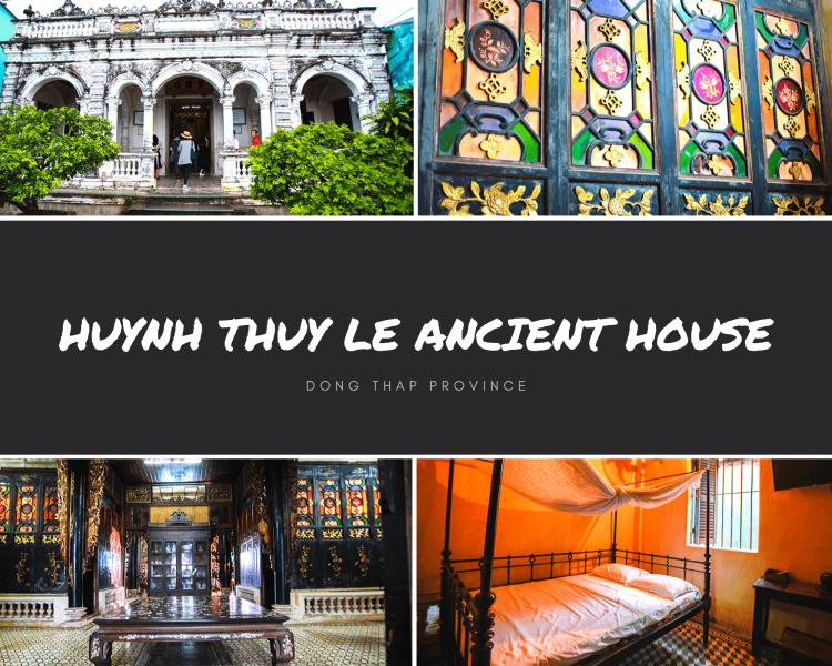 ancient houses in the Mekong Delta