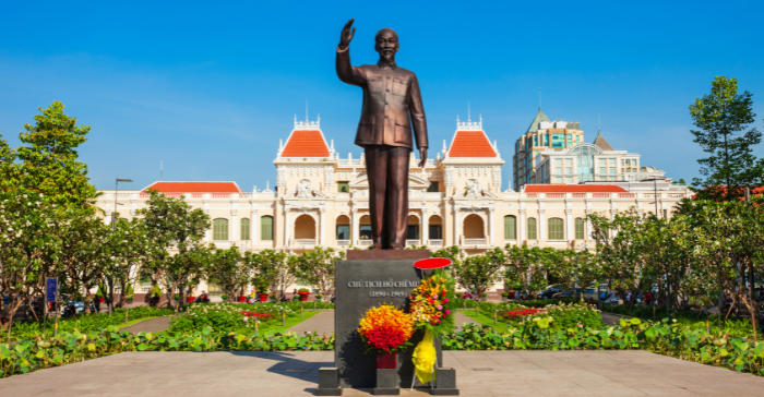 a statue at a public square