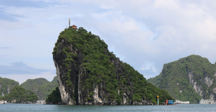 an island with a special shape 