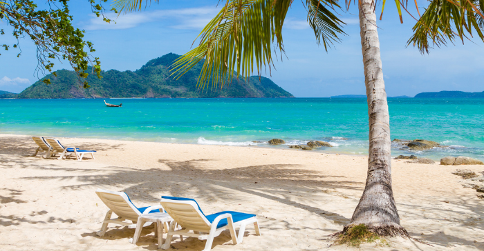 a scenic beach view 