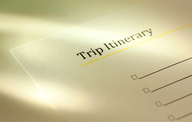 7 day trip itinerary planner